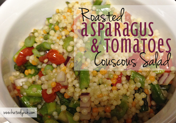 Roasted Asparagus & Tomatoes Couscous Salad