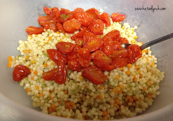Roasted Tomatoes with couscous