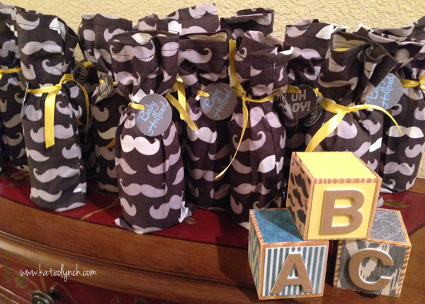 Mustache Baby Shower Thank You Gifts