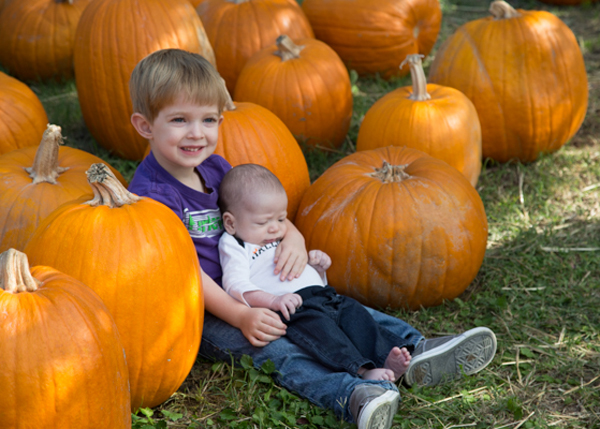 Fall fun at the pumpkin patch