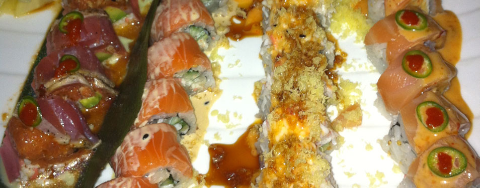 Sake Toro Sushi Plate